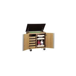 Mobile Laboratory Storage Cabinet with Dry Erase Board Top - 36