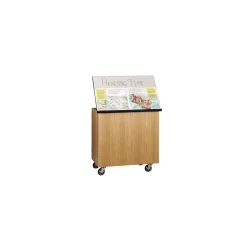Mobile Laboratory Storage Cabinet with Dry Erase Board Top - 36