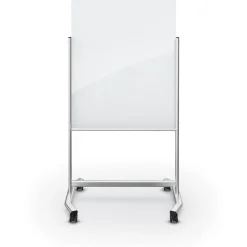 Mobile Magnetic Glass Board 3'W x 4'H