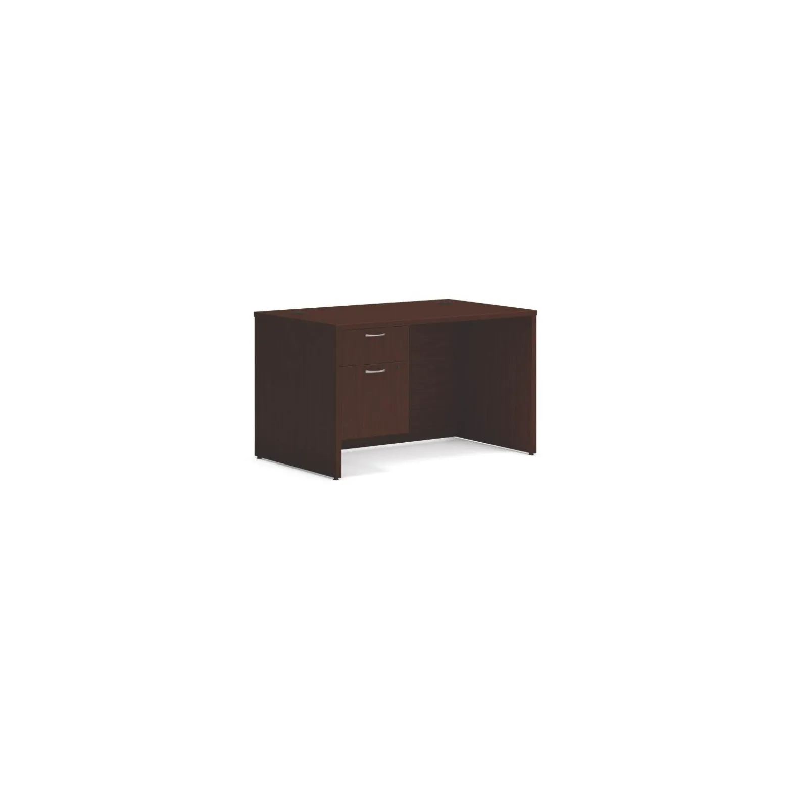Mod Compact Hanging Pedestal Desk - 48"W x 30"D