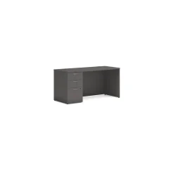 Mod Single Pedestal Credenza Desk - 60