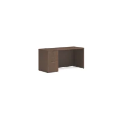 Mod Single Pedestal Credenza Desk - 60
