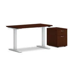 Mod Standing Table Desk w/ Mobile Pedestal - 48