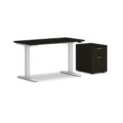 Mod Standing Table Desk w/ Mobile Pedestal - 48