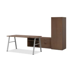 Mod Table Desk w/ A-Legs and Storage Set