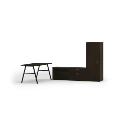 Mod Table Desk w/ A-Legs and Storage Set