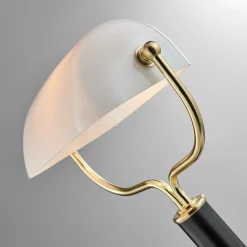 Modern Banker's Lamp w/ USB Port - 15