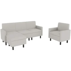 Movvi Armless Lounge Chair