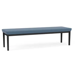 New Castle Steel 3 Seat Bench with Standard Upholstery