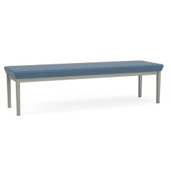 New Castle Steel 3 Seat Bench with Standard Upholstery