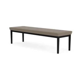 New Castle Steel 3 Seat Bench with Standard Upholstery