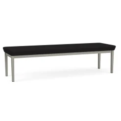 New Castle Steel 3 Seat Bench with Standard Upholstery