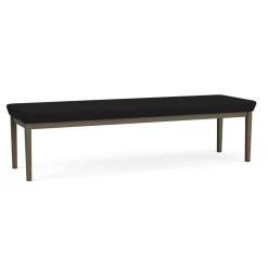 New Castle Steel 3 Seat Bench with Standard Upholstery