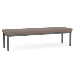 New Castle Steel 3 Seat Bench with Standard Upholstery