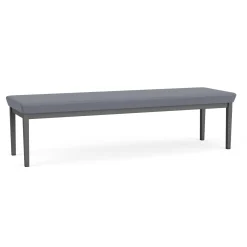 New Castle Steel 3 Seat Bench with Standard Upholstery