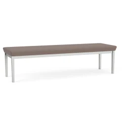 New Castle Steel 3 Seat Bench with Standard Upholstery
