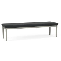 New Castle Steel 3 Seat Bench with Standard Upholstery