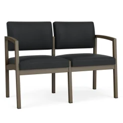 New Castle Steel 2 Seat Sofa with Standard Upholstery