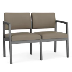 New Castle Steel 2 Seat Sofa with Standard Upholstery