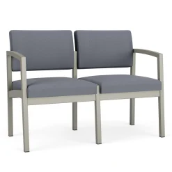 New Castle Steel 2 Seat Sofa with Standard Upholstery