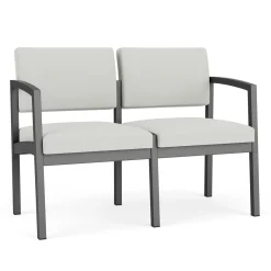 New Castle Steel 2 Seat Sofa with Standard Upholstery