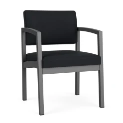 New Castle Steel Guest Chair with Standard Upholstery