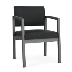 New Castle Steel Guest Chair with Standard Upholstery