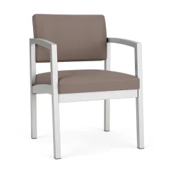 New Castle Steel Guest Chair with Standard Upholstery