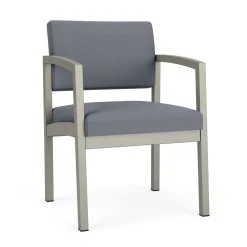 New Castle Steel Guest Chair with Standard Upholstery