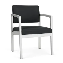 New Castle Steel Guest Chair with Standard Upholstery