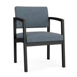 New Castle Steel Guest Chair with Designer Upholstery