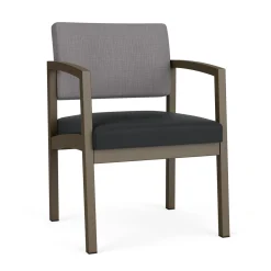 New Castle Steel Guest Chair with Designer Upholstery