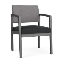 New Castle Steel Guest Chair with Designer Upholstery