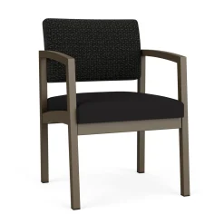 New Castle Steel Guest Chair with Designer Upholstery