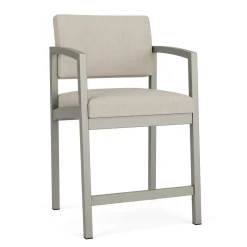 New Castle Steel Hip Chair with Designer Upholstery