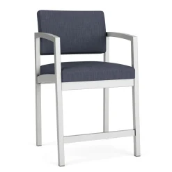 New Castle Steel Hip Chair with Designer Upholstery