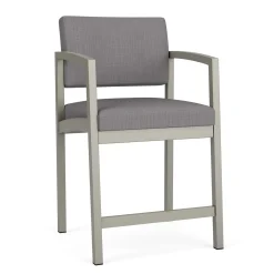 New Castle Steel Hip Chair with Designer Upholstery