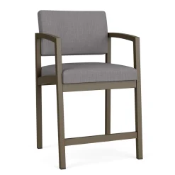 New Castle Steel Hip Chair with Designer Upholstery