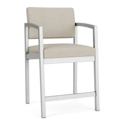 New Castle Steel Hip Chair with Designer Upholstery