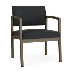 New Castle Steel Oversized Guest Chair with Standard Upholstery