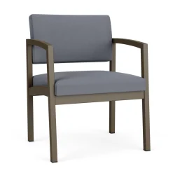 New Castle Steel Oversized Guest Chair with Standard Upholstery