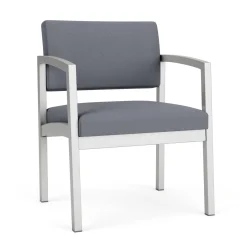 New Castle Steel Oversized Guest Chair with Standard Upholstery