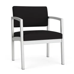 New Castle Steel Oversized Guest Chair with Standard Upholstery