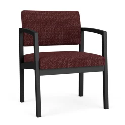 New Castle Steel Oversized Guest Chair with Designer Upholstery
