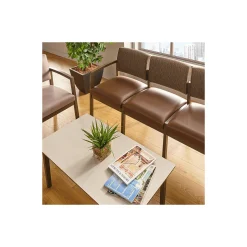 New Castle Steel Three Seat Sofa Designer Upholstery