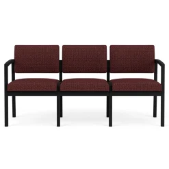 New Castle Steel Three Seat Sofa Designer Upholstery