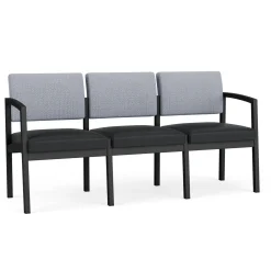 New Castle Steel Three Seat Sofa Designer Upholstery