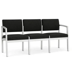 New Castle Steel Three Seat Sofa Designer Upholstery
