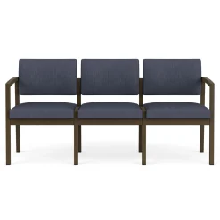 New Castle Steel Three Seat Sofa Designer Upholstery