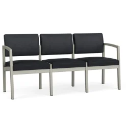 New Castle Steel Three Seat Sofa Designer Upholstery